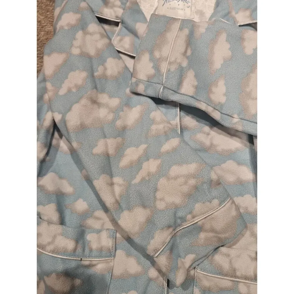 Nick & nora kids 4t cloud pajama set flannel boys girls unisex
